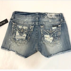 Miss Me Signature Shorts NWT